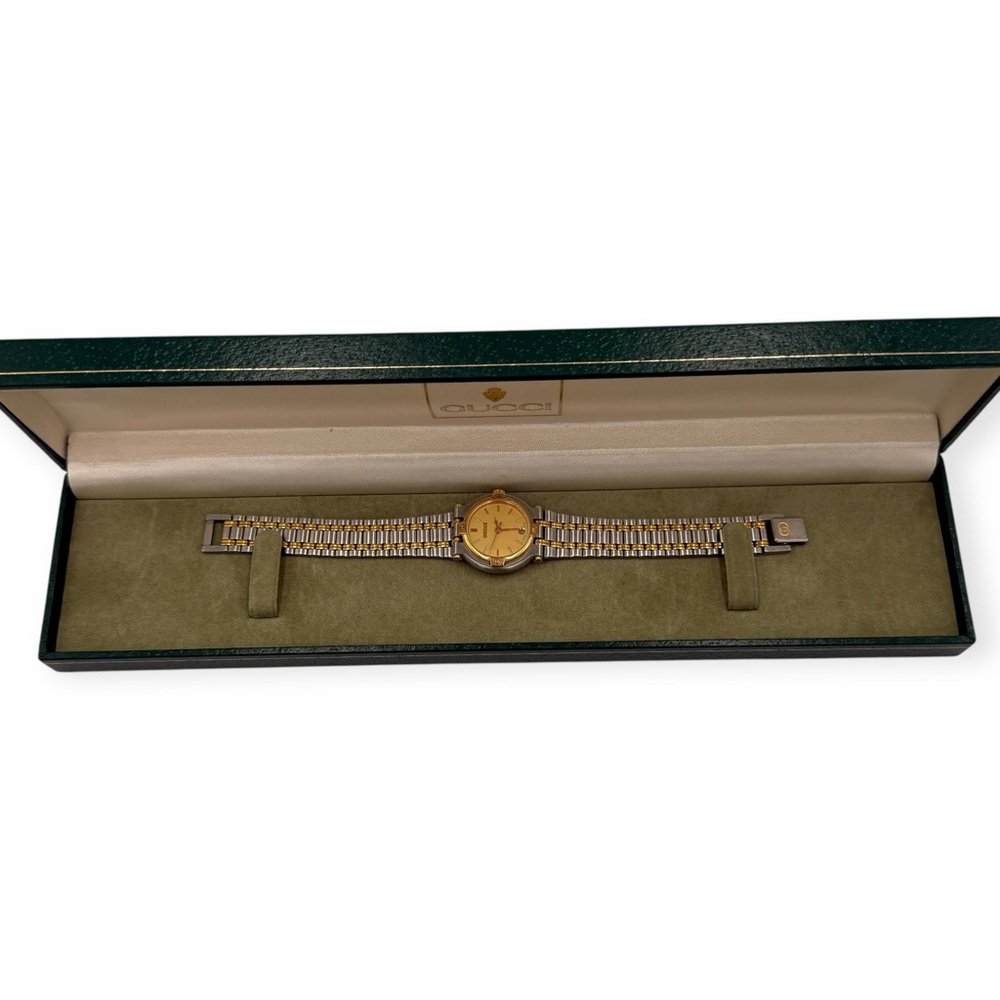 GUCCI 9000L Vintage Two-Tone Date Watch | COA Included - Picture 13 of 14